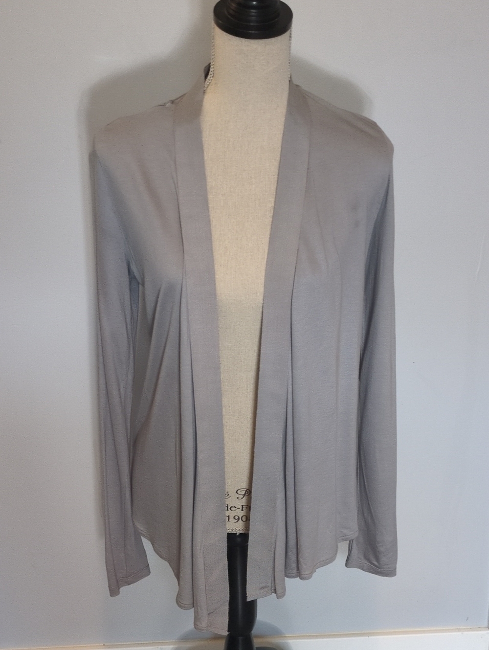Free People Light Gray Open Front Women’s Cardigan XS
